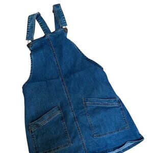 Denim  over all dress